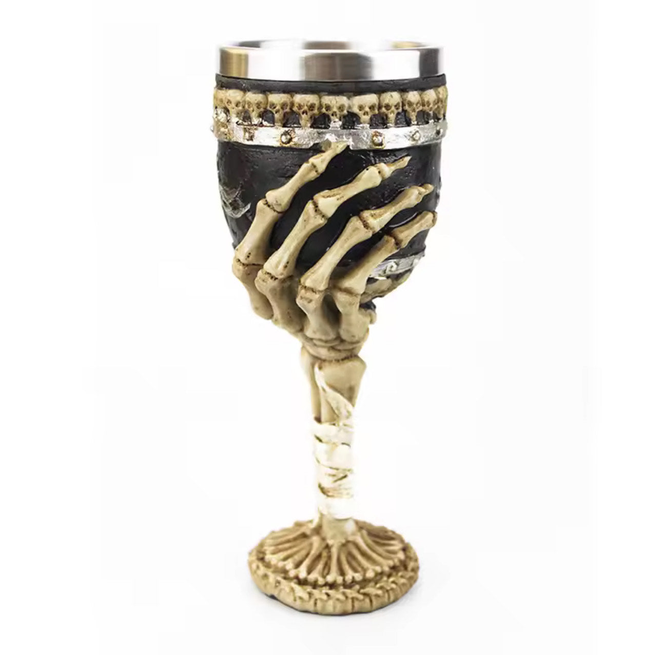 Goth SkullHand Goblet
